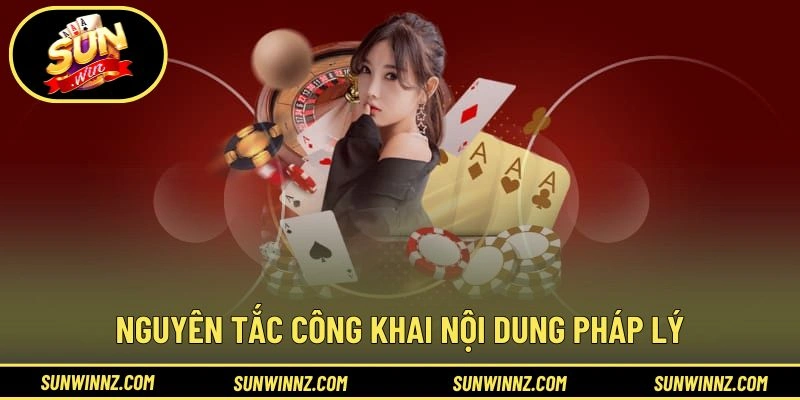 Nguyên tắc công khai nội dung pháp lý